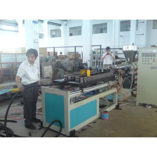 Ligne en plastique d'extrusion de tuyau de tuyau pour le double tuyau simple de Currogated de mur