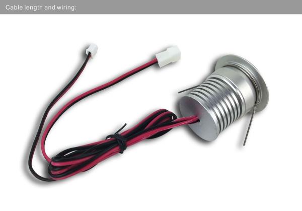 3W Mini Led Cabinet Light Power Driver Kit Dimmable Recessed Led Down Light Spotlight Interior Led Light Fixtures