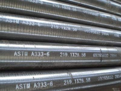 ASTM A333 GR1, GR 3, tubulação da GR 6-Seamless para o serviço de baixa temperatura
