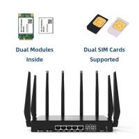 Gigabit Ethernet Carrier Aggregation 4G Routeur de liaison multi-cartes SIM Sans fil WIFI