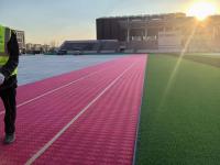 10mm Shock Pad Artificial Grass Underlay for Football Baseball Hockey Rugby EN15530-4 Enhancing Playability and Safety