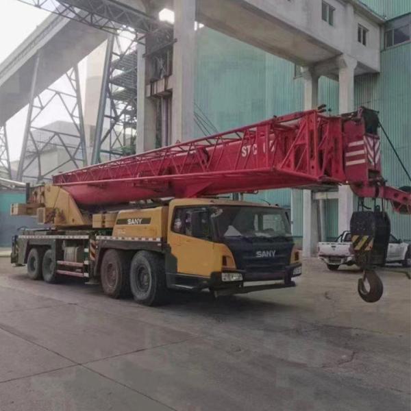 80000 kg Left Hand Drive Hydraulic Truck Crane 80ton STC 800 Used Sany Crane Truck