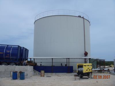 Energy Saving Bitumen Storage Tank Partial Heating Asphalt Container
