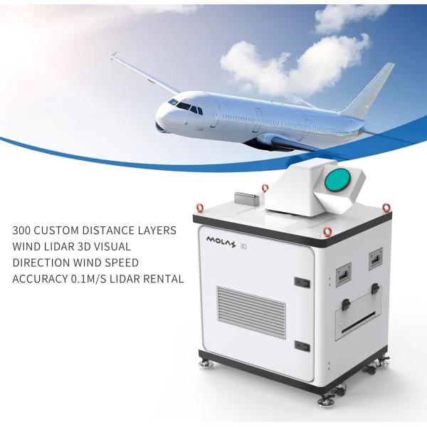 300注文の間隔の層の風のLidars 3dの視覚方向正確さ0.1m/Sの使用料