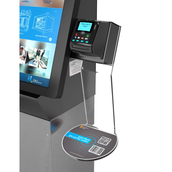 Cinema Ticket Vending Kiosk LED Touch Screen Display With Printer