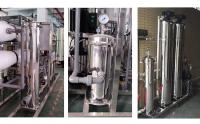 Système industriel de purification d'eau de grande capacité avec nettoyage de filtre pratique