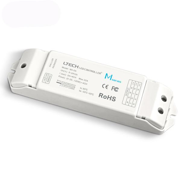 433.92 MHz RF LED Strip Controller , Wifi Led Rgb Controller For Strip Lighting