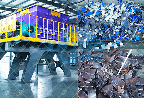 Automatic Wood Pallet Shredder 100-30000 Kg/hour with 1-10 Cm Output and 5~10 Years Lifetime