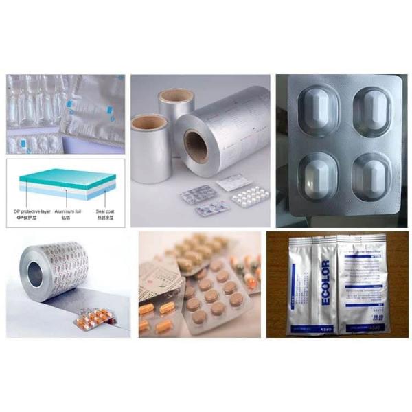 Blister Barrier Foils Cold Forming Aluminum Foil For Pharmaceutical Packaging