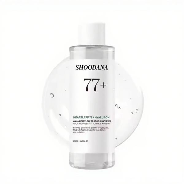 Natural Vegan Hydrating Calming Skin Balancing PH Level 77% Heartleaf Water Soothing Face Toner for All Skin