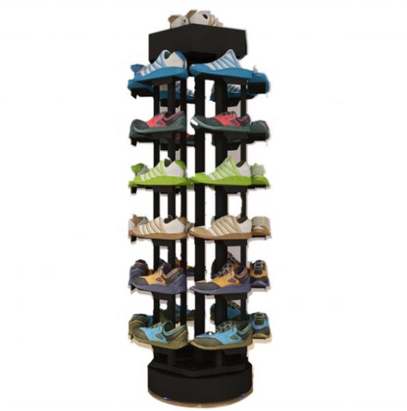 O organizador Retail Shoe Display submete a pavimentação dos suportes do metal comerciais