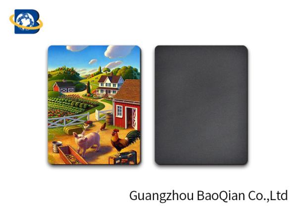 UV Offset Printing Lenticular Magnet PET Material 0.45mm Thickness ANTI - Scratch