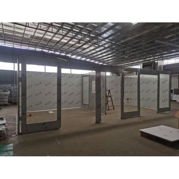 Noise Level Less Than 65 DB Softwall Clean Room Featuring Double-layer Vacuum Organic Glass Window Also Known as Hardwall Cleanroom