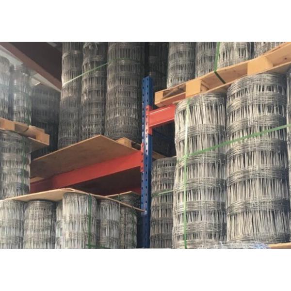 Galvanized Cattle Wire Fence / Knotted Wire Field Fence For Horse