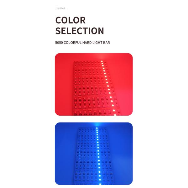 ROHS Approved LED Hard Strip 60 Lights 12V Colorful IP20 Non Waterproof