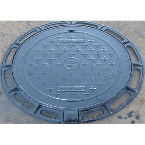 OEM Airtight Cast Iron Sewer Cover Ductile Cast Iron Material 600x600 MM