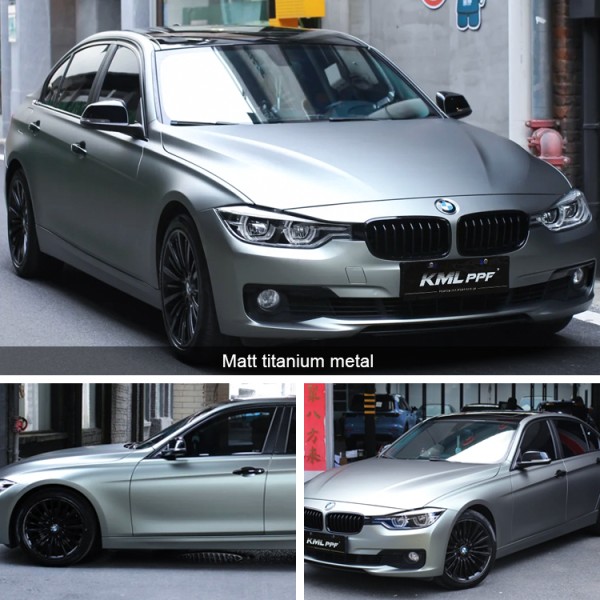 Matte Auto Paint Protection Film Titanium Metal Self Healing Window Tint Ppf Matte Wrap