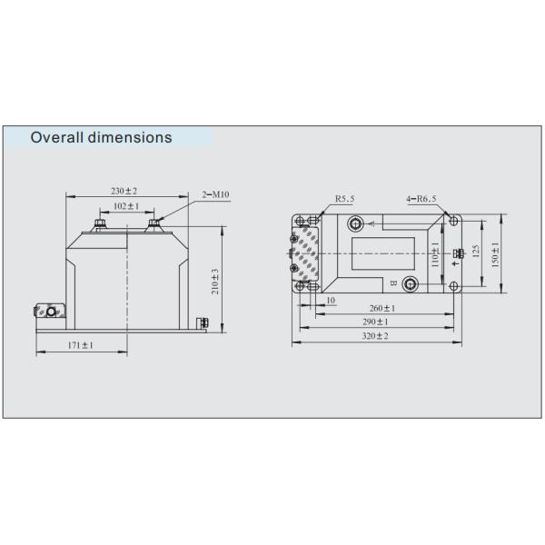 JDZ10-10A Voltage Transformer High-Accuracy High Voltage Transformer