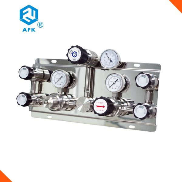 316 / Nickel Plated Brass Oxygen Control Panel , WL300 Argon Gas Manifold