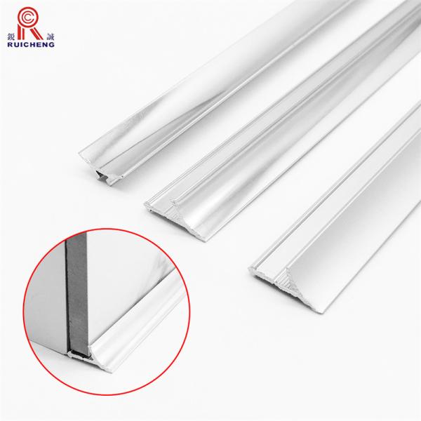 6063 Aluminum Skirting Board Anticorrosion 8.5mm Height OEM Available