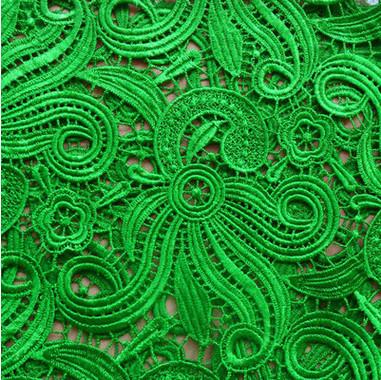 100% Polyester Water Soluble Embroidery   Fabric with Different Color