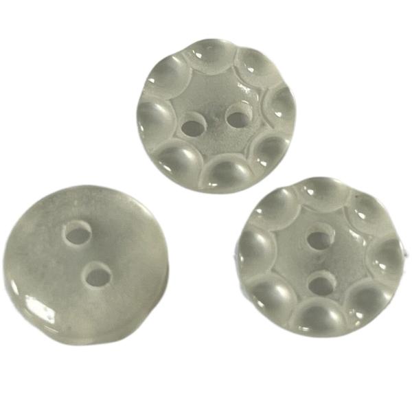10mm 2 furos que o falso peroliza botões de camisa plásticos usam-se em blusas da roupa da camisa