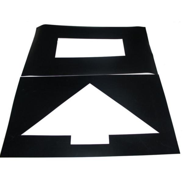 Parking Lot Symbol PVC Stencil Rectangle For Symbol Mark Printing Spurt Draw