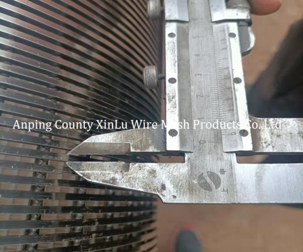 4.5mm Support Rod Continuous Slot Wrapped Wire Water Well Screen Pipe with 344.5mm Outside Diameter