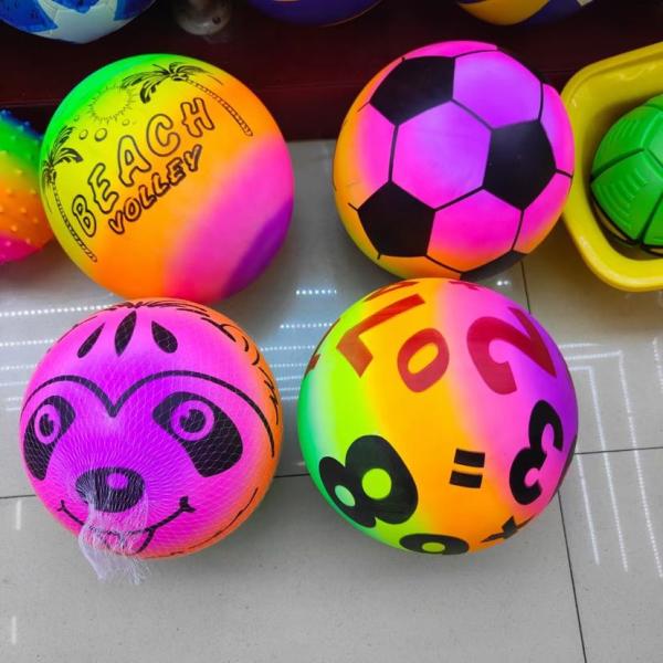 Радуга 14 лет вверх Радужная игрушечная мяч ПВК волейбол Надувный волейбол для пляжной игры