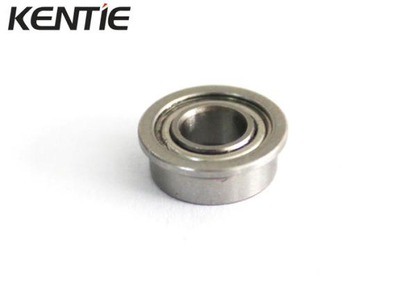 Durable SMF117ZZ Small Flange Bearings , Roller Skating Shoes Flanged Ball Bearings
