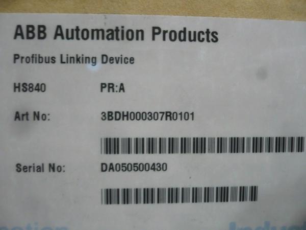 3BDH000311R0101 HS840 Profibus que liga o dispositivo, original novo, nad o peso têm 3kg.