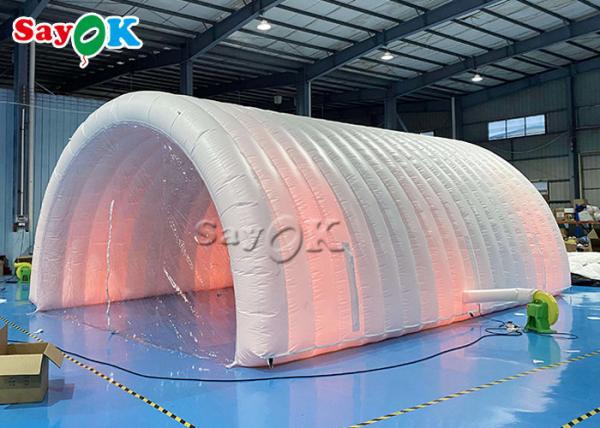 Canal médico portátil da sala da desinfecção da barraca da abóbada exterior com luz do diodo emissor de luz