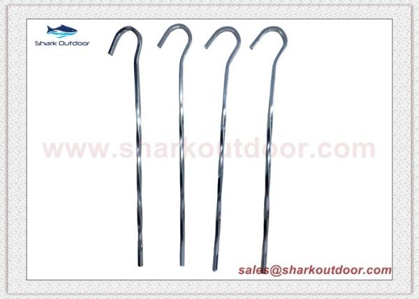 Steel Twist Drill Tent Peg stakes 18 cm