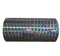Film de stratification thermique holographique transparent pour boîtes de fabrication en carton de papier laminé