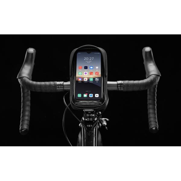 Bike Phone Mount Bag Bike Front Frame Handlebar Bag Waterproof Bike Phone Holder Case Bicycle Accessories Pouch