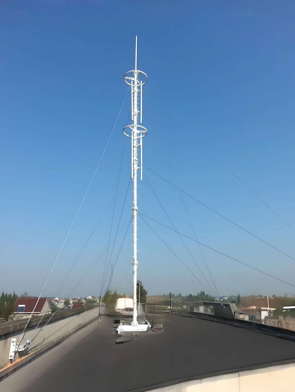 30M 45M 60M Height Telecommunication Towers Custom Design Galvanized Steel Towers