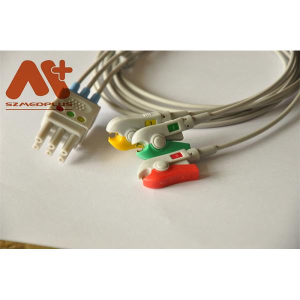 Leadwire compatible del clip ECG de la ventaja de Spacelabs 3 - 700-0006-01