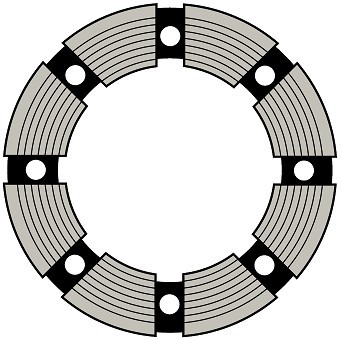 Brocas impregnadas de la base del diamante 6m m 8m m 10m m 12m m para el estudio geológico