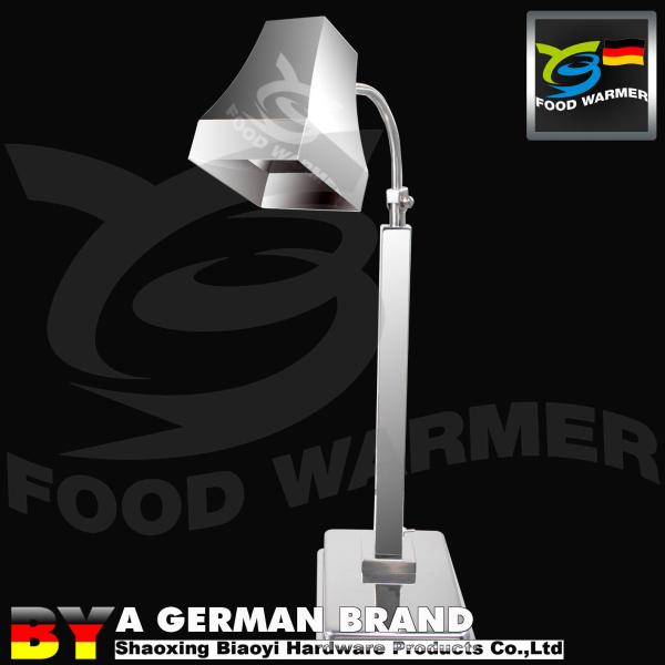 Commercial Heat Lamp Food Warmer Heavy Duty With Vertical Slanting Base