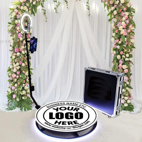 68cm 80cm 100cm 115cm 360 Video Photo Booth With Flight Case