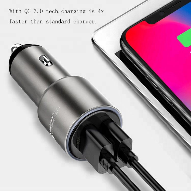 заряжатель автомобиля сотового телефона USB 5.4A 30W