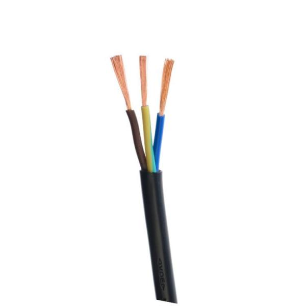300/500v PVC Insulated Copper Power Cable with 1mm2 2.5mm2 H05vv F4g2 5 Electrical Wire Installation