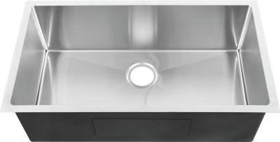 32 banca da cozinha de aço inoxidável de X18 '' X10” Undermount com almofadas de umedecimento