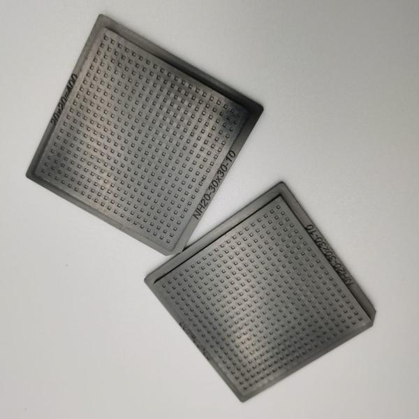Custom Size Black IC Chip Tray 400PCS For Packaging Electronic Components