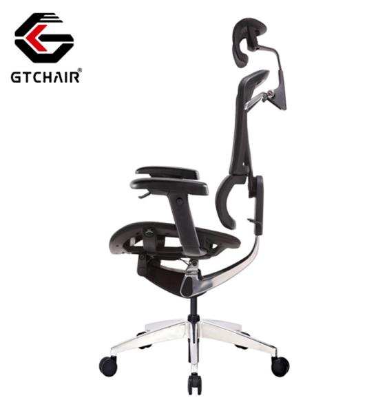 Executive Adjustable Office Chair Sync Sliding High Back With Headrest Ergo Swivel