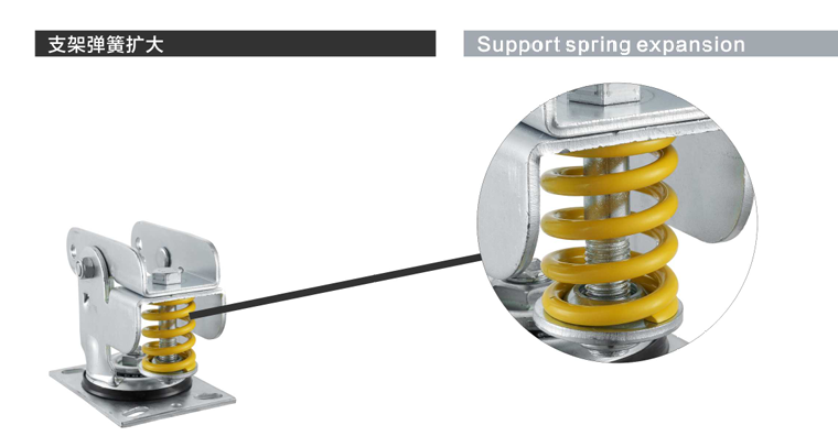 Load  Bearing 400KG Heavy Duty Shock Absorbing Casters Single Caster Lockable PU Wheel 8'' Medical Equipment Carts