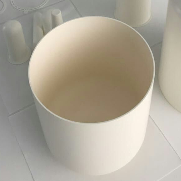 99.99% Pyrolytic Boron Nitride Ceramics Crucible PBN Crucible Shock Resistance