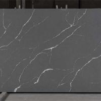 20 mm d'épaisseur Calacatta Quartz Stone Slab Taille personnalisée Polissé Quartz Stones