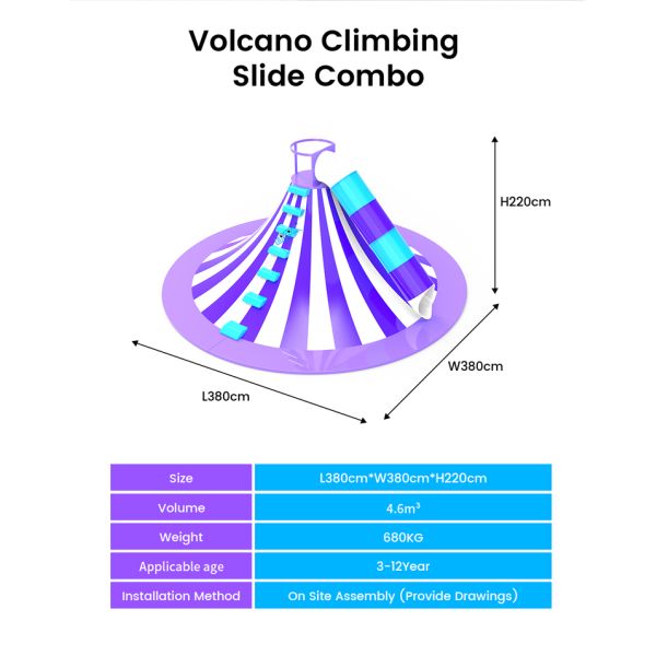 Wholesale Volcano Slide | Indoor Playground Soft Play Equipment