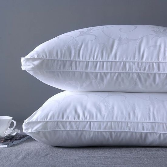 Fluffy Soft Hotel Collection Pillowcases Standard Size With Cotton Material